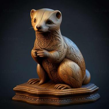 3D модель Mustelus minicanis (STL)